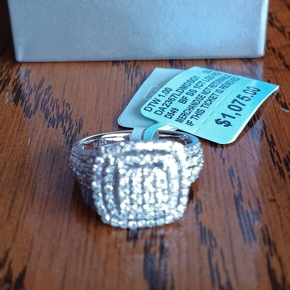 Belk & Co. Jewelry - *PD* New Belk & Co.1 ct. t.w. Lab Grown Diamond Ring in Sterling Silver, size 7